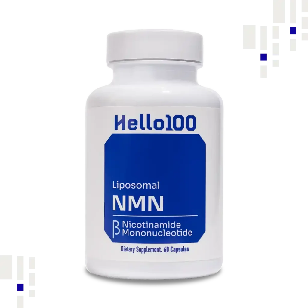 hello100 nmn supplement bottle