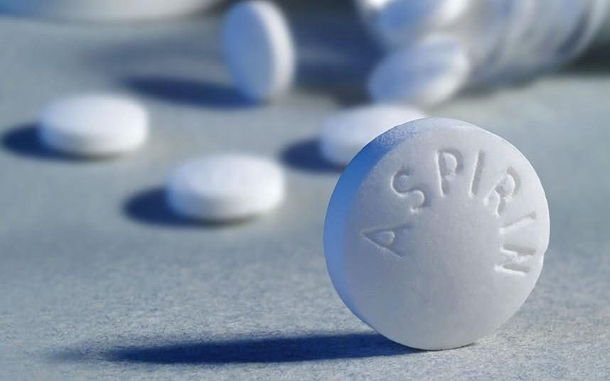 A white tablet of Aspirin
