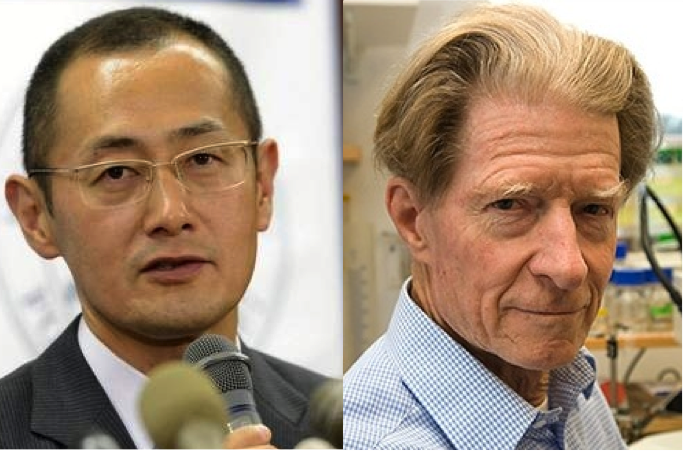 Nobel Prize laureates scientists Yamanaka and Gurdon 