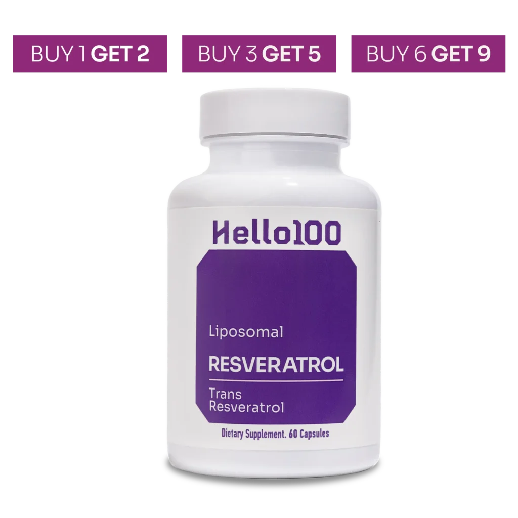 H100 Resveratrol Supplement Bottle