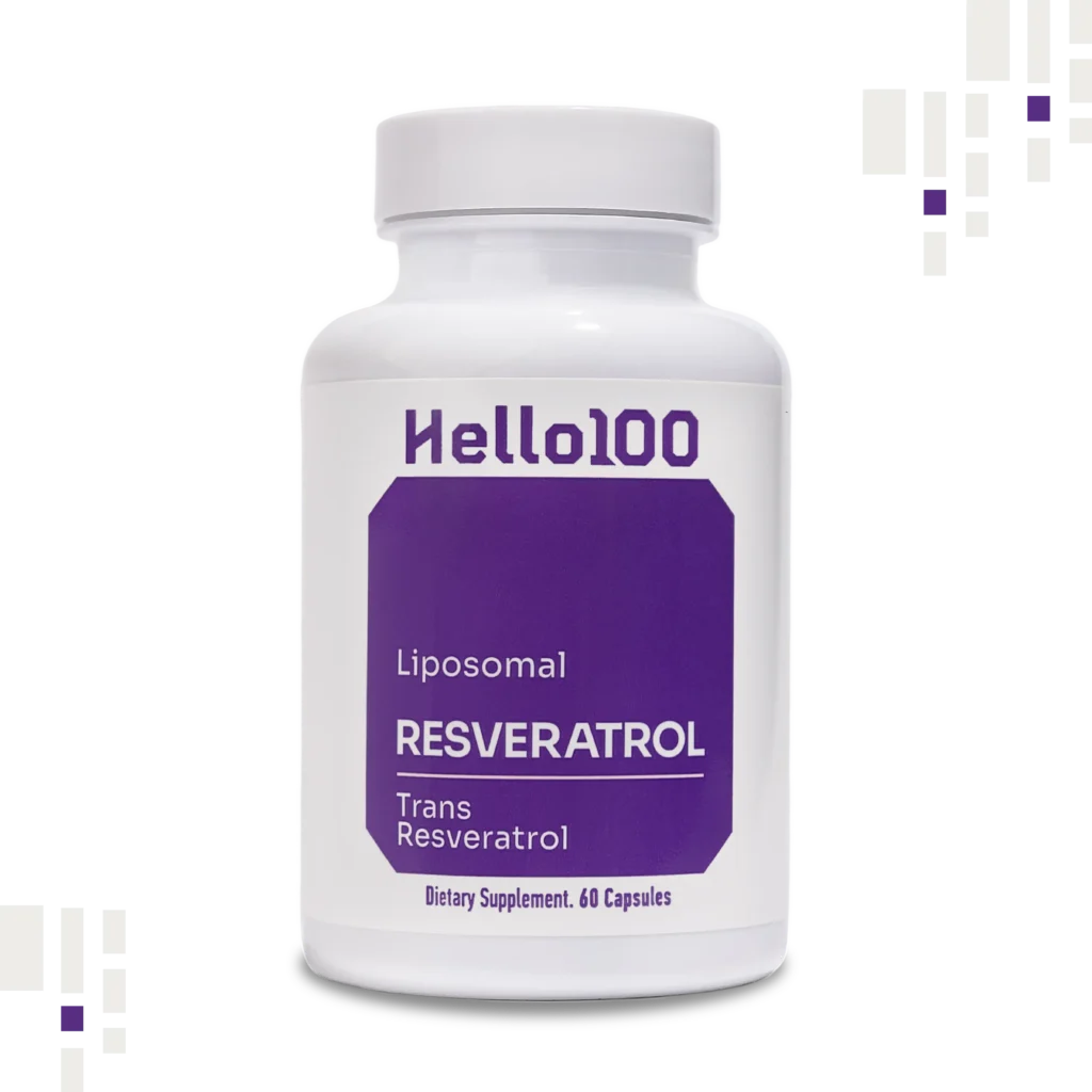 1 bottle of Hello100 resveratrol