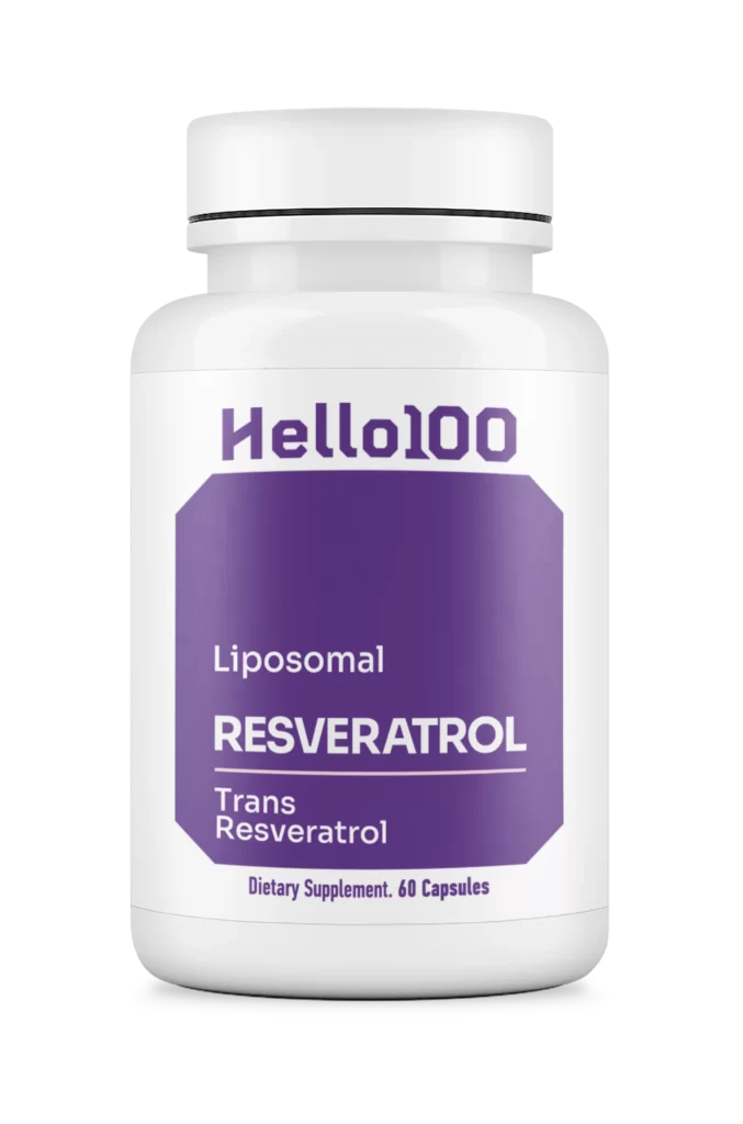 Hello100 resveratrol capsules