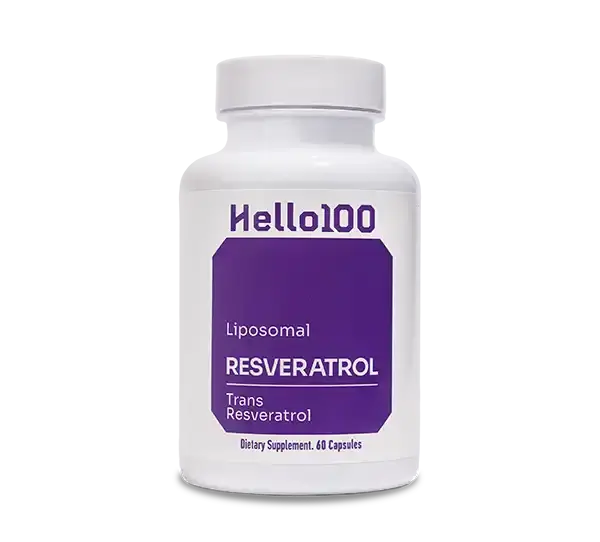 1 bottle of Hello100 resveratrol