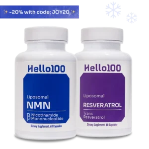 1 bundle of Hello100 NAD+ x resveratrol