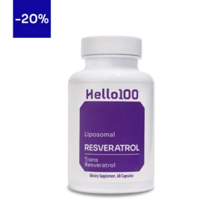 1 bottle of Hello100 resveratrol